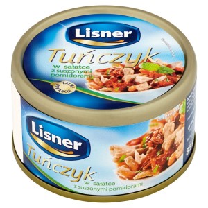 Lisner Tuńczyk w Sałatce z Suszonymi Pomidorami i Bazylią 85g