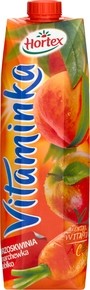 Hortex Vitaminka Marchew Jabłko Brzoskwinia Ananas 1l