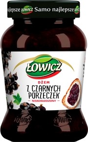 Łowicz Dżem Czarna Porzeczka N/S 450g