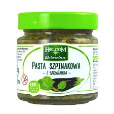 Helcom Pasta Szpinakowa z Bakłażanem 190g