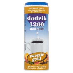 Zielony Listek Sweetie Gold Słodzik Stołowy 1200 tabl.72g