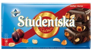 Studentska Czekolada Wiśnia 180g