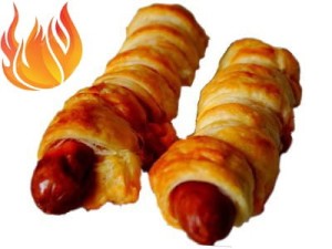 Sztangla z Parówką z Pieca