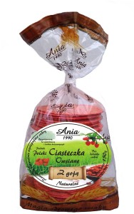 Ania Ciastka Owsiane z Goją 150g