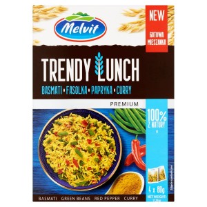 Melvit Trendy Lunch Miesz.Basmati Fasolka/Papryka 4*80g