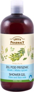 Green Pharmacy Oliwki i Mleko Ryżowe Żel Pod Prysznic 500ml
