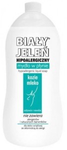 Biały Jeleń Mydło Zapas Kozie Mleko 1l