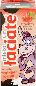 Łaciate Mleko Truskawka 200ml