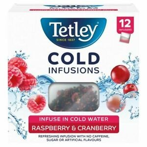 Tetley Herbata Cold Infusion Malina&Żurawina 12T